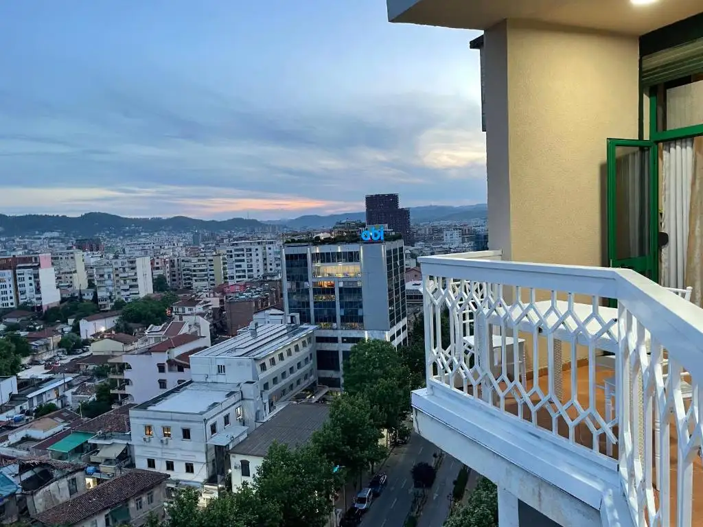 SUN TOWER LUXURY SUITE-VIEW FROM of TIRANA CENTER
