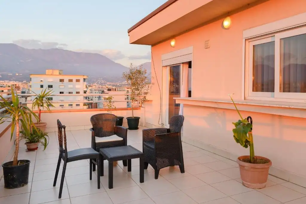 Terrace Tirana Cityscape 2