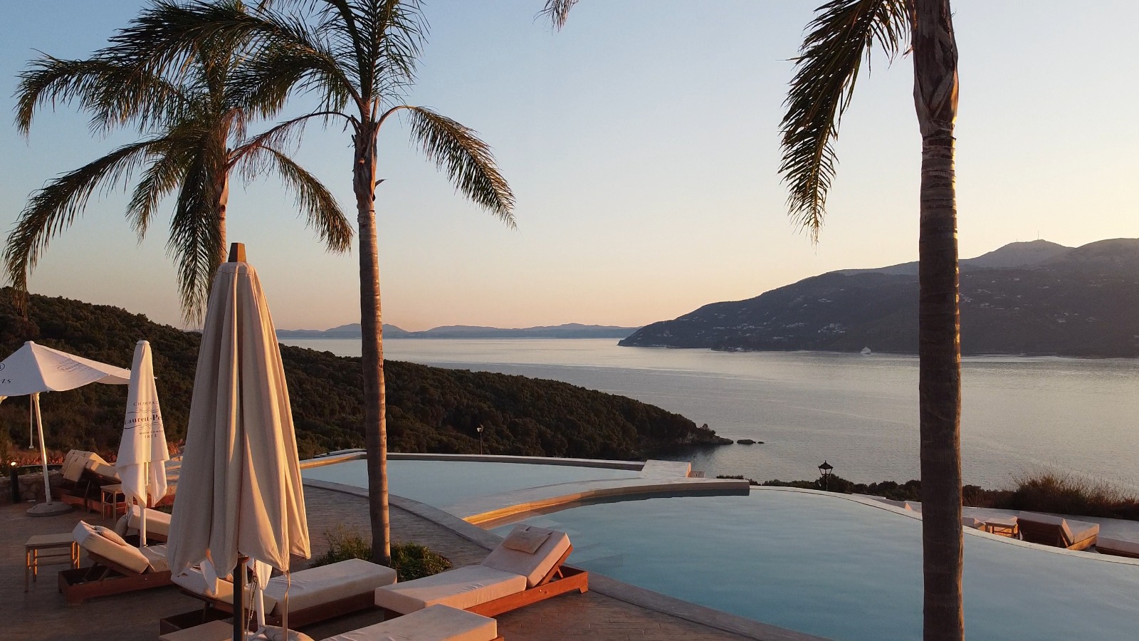 City skyline at night